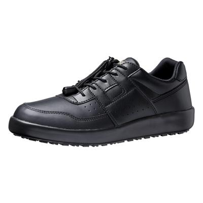 High Grip Unisex Work Sneakers H711N Black [Midori Anzen] 27.5cm