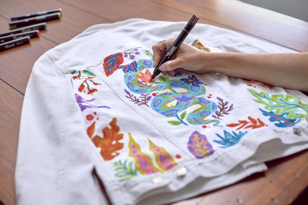 Sharpie Acrylic Earth Tones and Mineral 12 Art Marker Medium Pigment 2209910 Markers, Pigments, Colors, F, Tip, Water-Based Ink,