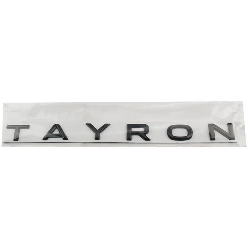 Car Metal Trunk Letters Words Logo Badge Emblem Decals Sticker For Volkswagen VW TAYRON 2021 2022 2023 2024 Styling Accessories