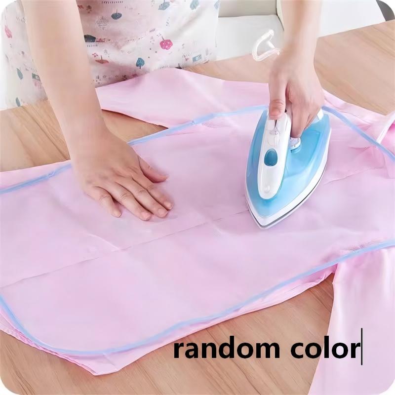 

1/2/3pcs Cloth Protective Press Mesh Insulation Ironing Board Mat Cover Against Pressing Pad Mini Iron Random Colors
