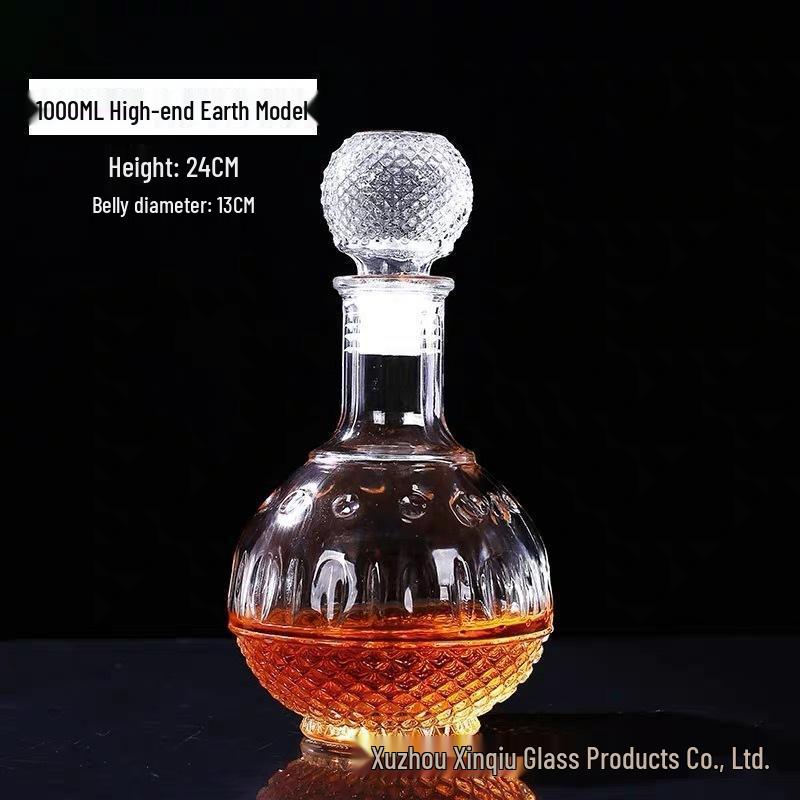 Creative Crystal Diamond Wine Decanter: 50ml-1000ml Transparent Red Wine Bottle