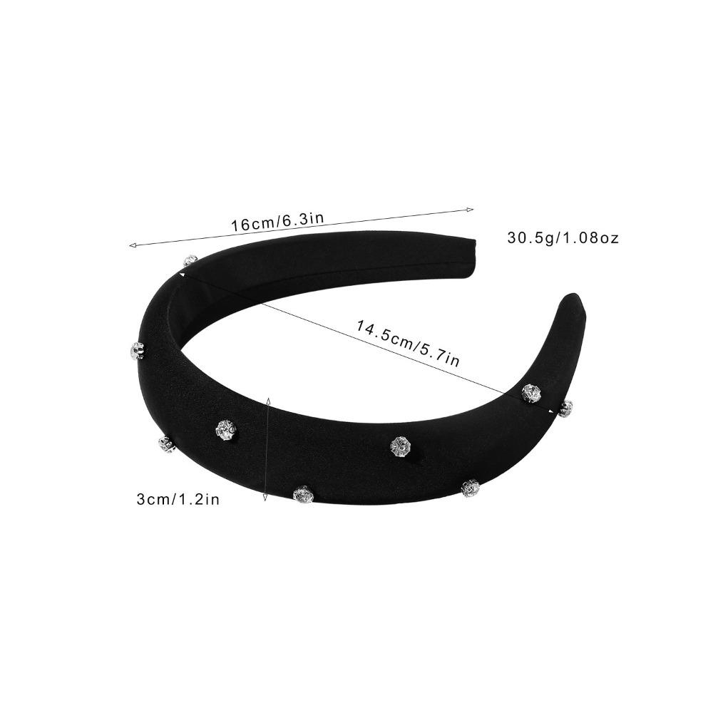 Water Diamond Sponge Hair Hoop Sparkling Korean Hairband Wash Face Headband  High End Headwear