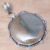 Pendant Polygram Jasper Gemstone Valentine'Day Gift Silver Jewelry 2.5"