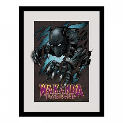 Black Panther: Wakanda Forever Ripped Framed Poster