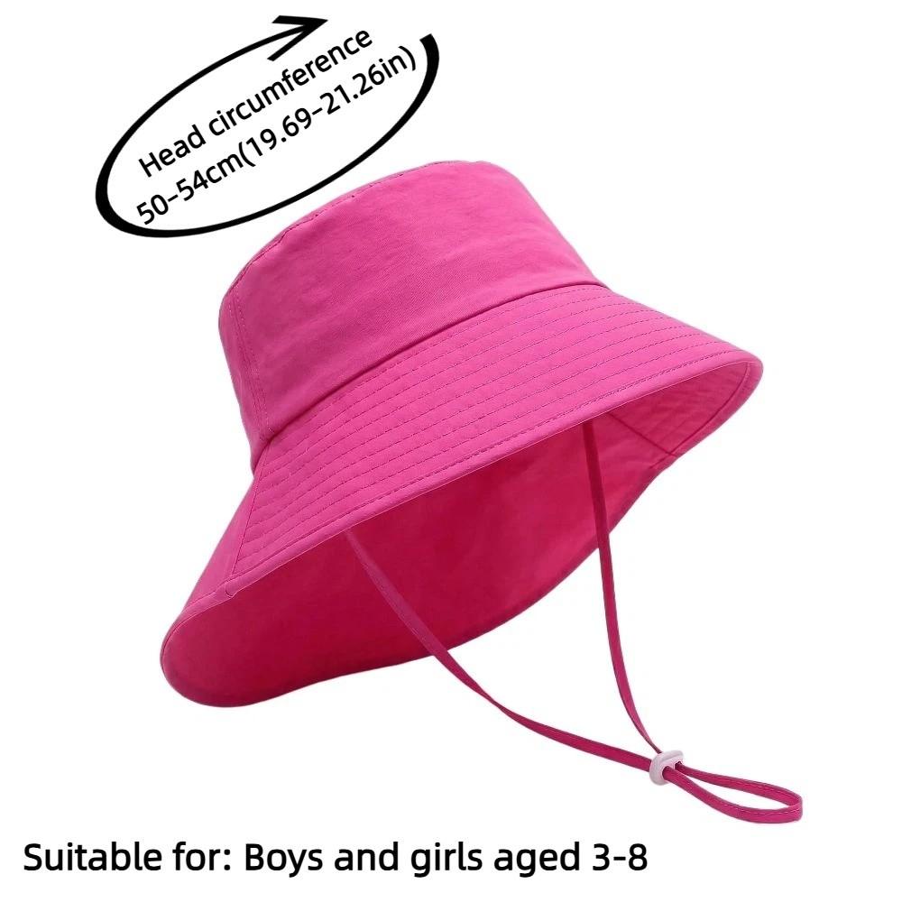 UV Protection Children's Sun Hat Breathable Neck Scarf Sun Cap 3-8 Years Old Unisex