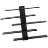 Floating Figurine Shelf Space Saving Wood Wall Figurines Decor Display Rack for Dolls Statues Ornaments
