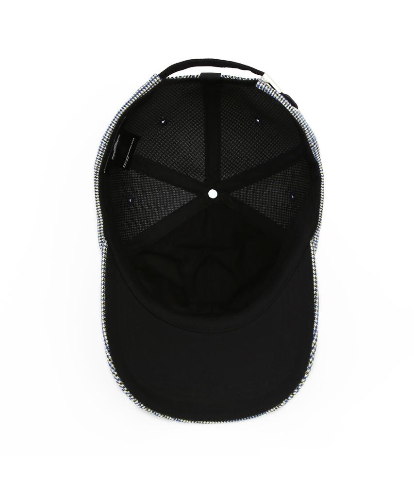 Eondeokeonteulol Check Pattern Ball Cap Multy Hound / Authentic Blue