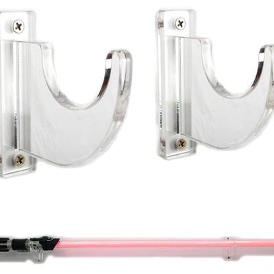 Schwert-Wandhalterung, Katana-Lichtschwert-Display-Aufhänger, Schwert-Wandhaken-Aufhänger, Acryl-Wandhalterung für japanische Schwerter