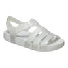 Crocs Versatile Simple Slip-Resistant Durable Breathable Lightweight Sandals Kids Sandals Silver 209836-0IC