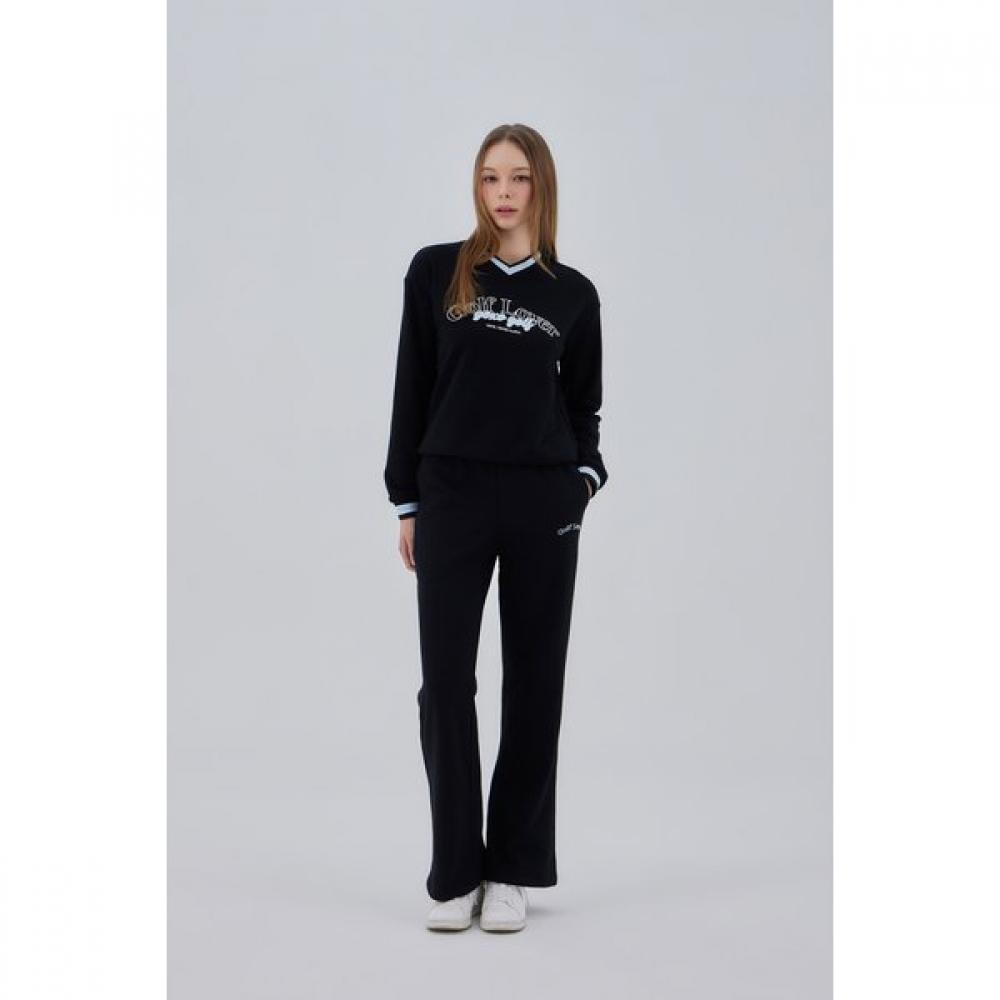 GOXO Golf Rubber Wide Banding Pants Black