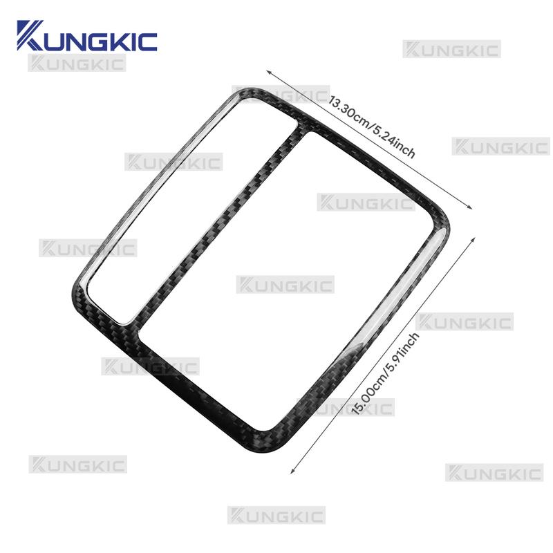 Hard Dry Carbon Fiber For Mercedes Benz SLK R171 2004 2005 2006 2007 2008 2009 2010 Automatic Central Control Gear Panel Cover