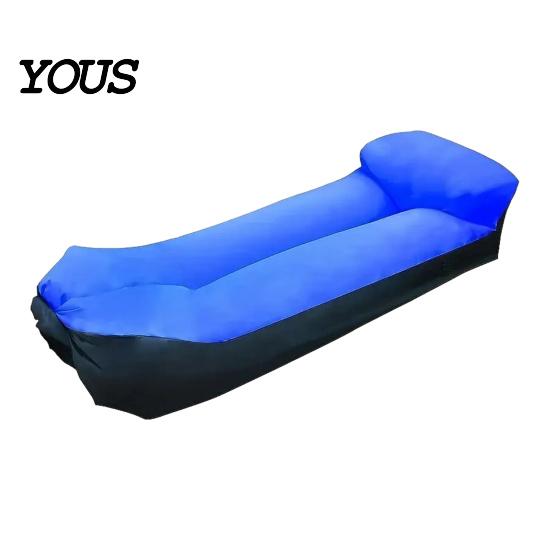 Tear-resistant Air Sofa Outdoor Inflatable Sofa, Portable Foldable Blow-up Couch, Anti Leakage Garden Chair Ergonomic Lounger for Outdoor, Beach,