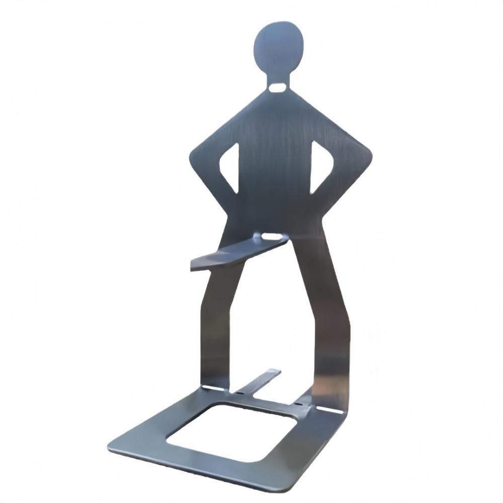 Lustiger Hotdog-Wurstständer Ein wiederverwendbarer Edelstahlgrill Geeignet zum Grillen, Campen, Picknicken, Kochen im Freien, Gegrilltes Fleisch