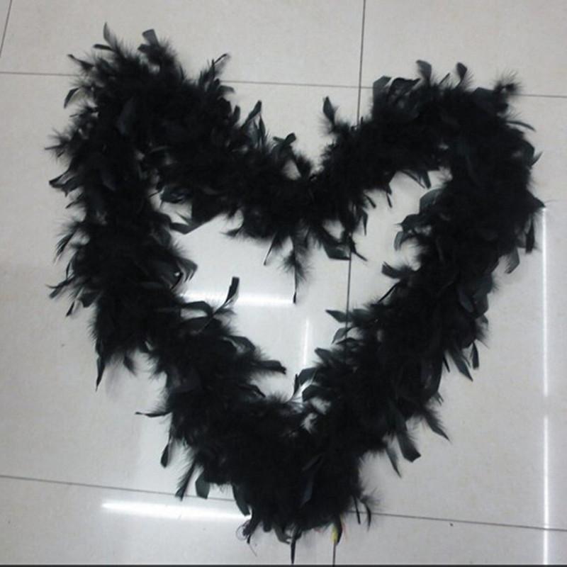 DIY 2 yards\lot Clothing Accessories Turkey Feather Multi Color Strip Fluffy Boa Happy Birthday Party Wedding Decorations Supplies