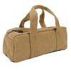 Tent Stake Storage Bag Canvas Portable Handheld Large Capacity Peg Nail Utility Bag for Camping Hiking