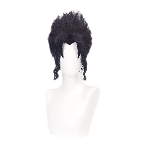 Eileen Jotaro Kujo Wig from JoJo's Bizarre Adventure, Heat-Resistant, Perfect for Halloween and Christmas Costumes, Includes Wig and Net