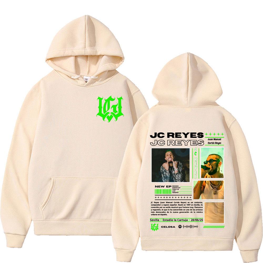 Rapper Jc Reyes Music Album Tour 2025 Graphic Sweatshirts Men Women Harajuku Vintage Trending Pullovers Casual Hoodie Streetwear