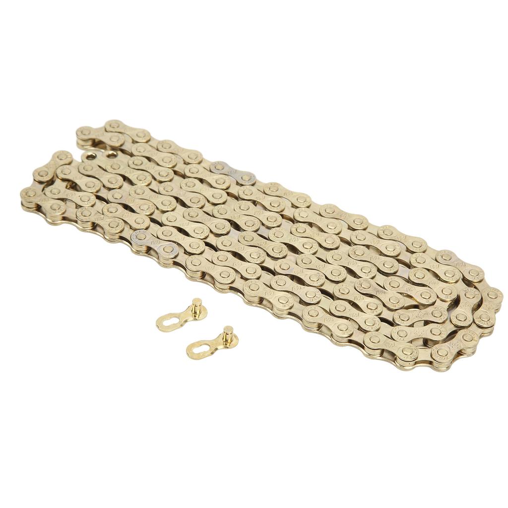 Bike Chain Electroplated Rustproof Carbon Steel 8 Speed Bike Chain for Mountain Bike Road Bike