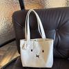 Cute Miffy Rabbit Corduroy Shoulder Bag High Value Versatile Portable Large Capacity Office Worker Commuter Tote Bag Women