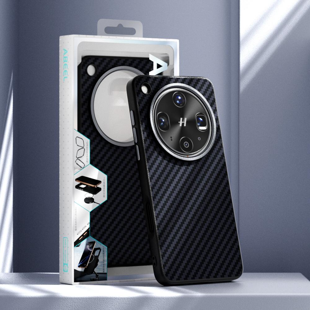 ABEEL For Oppo Find X8s 5G Case Compatible with MagSafe Carbon Fiber Texture Back Cover