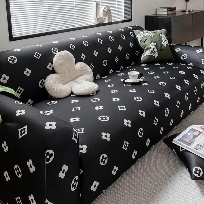 Summer Ice Silk Elastic High End Inclusive All Purpose Set New Universal Anti Cat Scratch Sofa Cover 90-140cm 3700₽