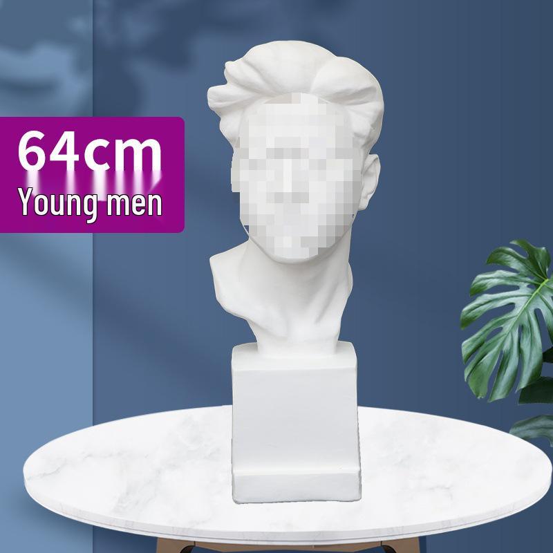 Plaster Cast Geometric Sculpture Set for Art and Photography