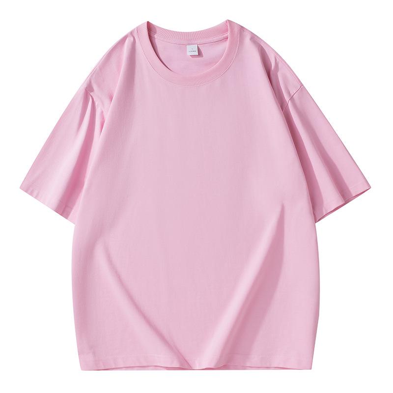 

Футболка с коротким рукавом и заниженной линией плеч с принтом в виде пятен, китайско-немецкая BYB26000, двойная пряжа, 260 г 4XL