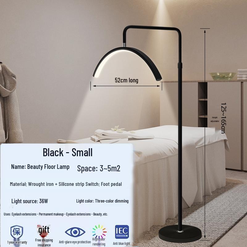 2025 Salon Lighting Lamp for Eyelash Extensions, Microblading, Nail Art & Acne; Eye-Protective Cold Light with Magnifier.
