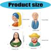 Creative Magnetic Displays Resin Fridge Magnets Strong Adhesion for Artistic Note Holding in Kitchen & Office Setting