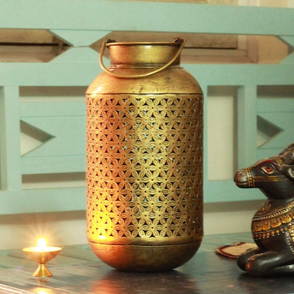 Iron Candle Diya Lantern