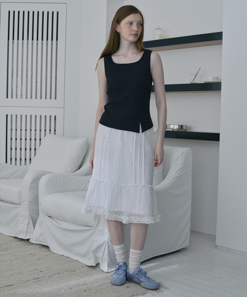 Jucy Judy Dot Frill Tiered Skirt J1Sk322E
