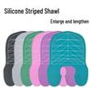 Extra Large Silicone Cape with Long Neck Warmer for Hair Dyeing, Perming, and Anti-Flyaway Treatment