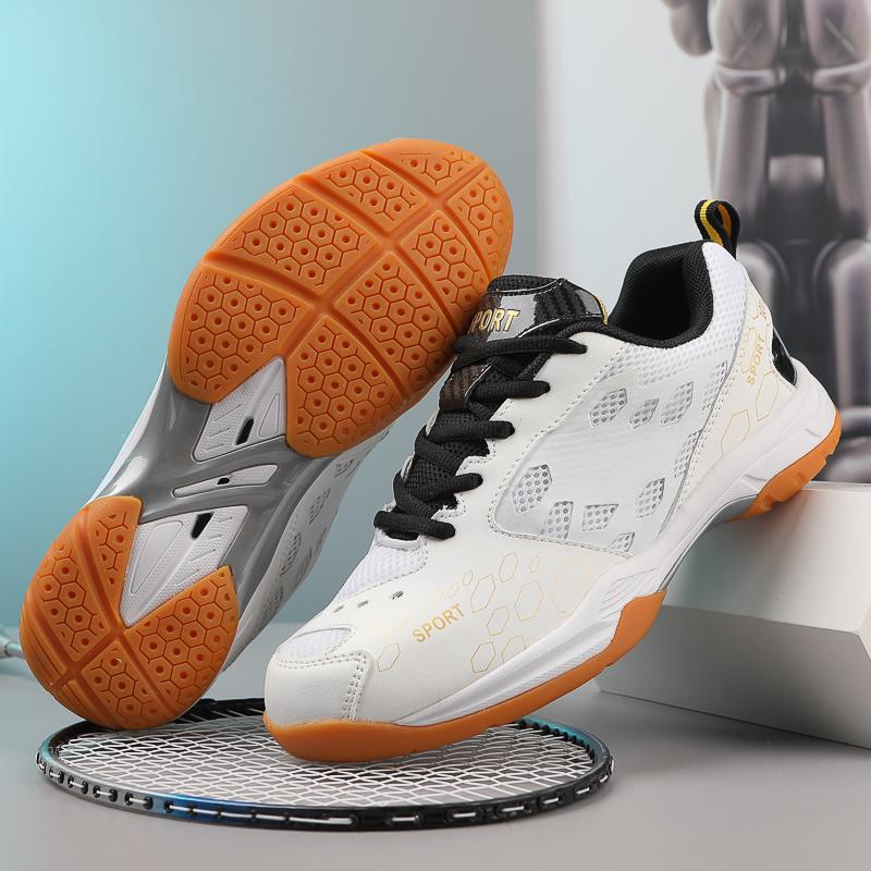 Men's and Women's Lightweight, Comfortable, Non-Slip, Shock-Absorbing and Wear-Resistant Professional Badminton Training Shoes