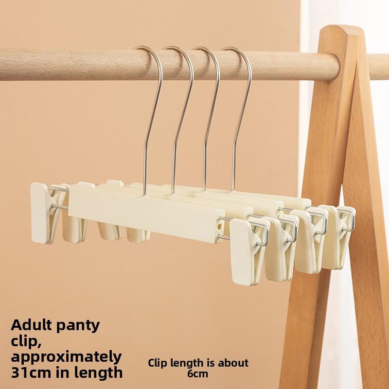 No-Trace Plastic Clothes Hangers for Clothing Stores Home Use Adult Modern Sle Iron Hook Anti-Slip Design Wardrobe Storage