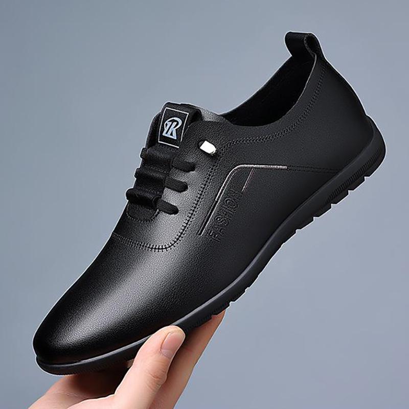 

Summer one-pedal breathable little white shoes men s versatile casual soft-soled driving shoes lightweight Doudou shoes soft-sided men s shoes 38