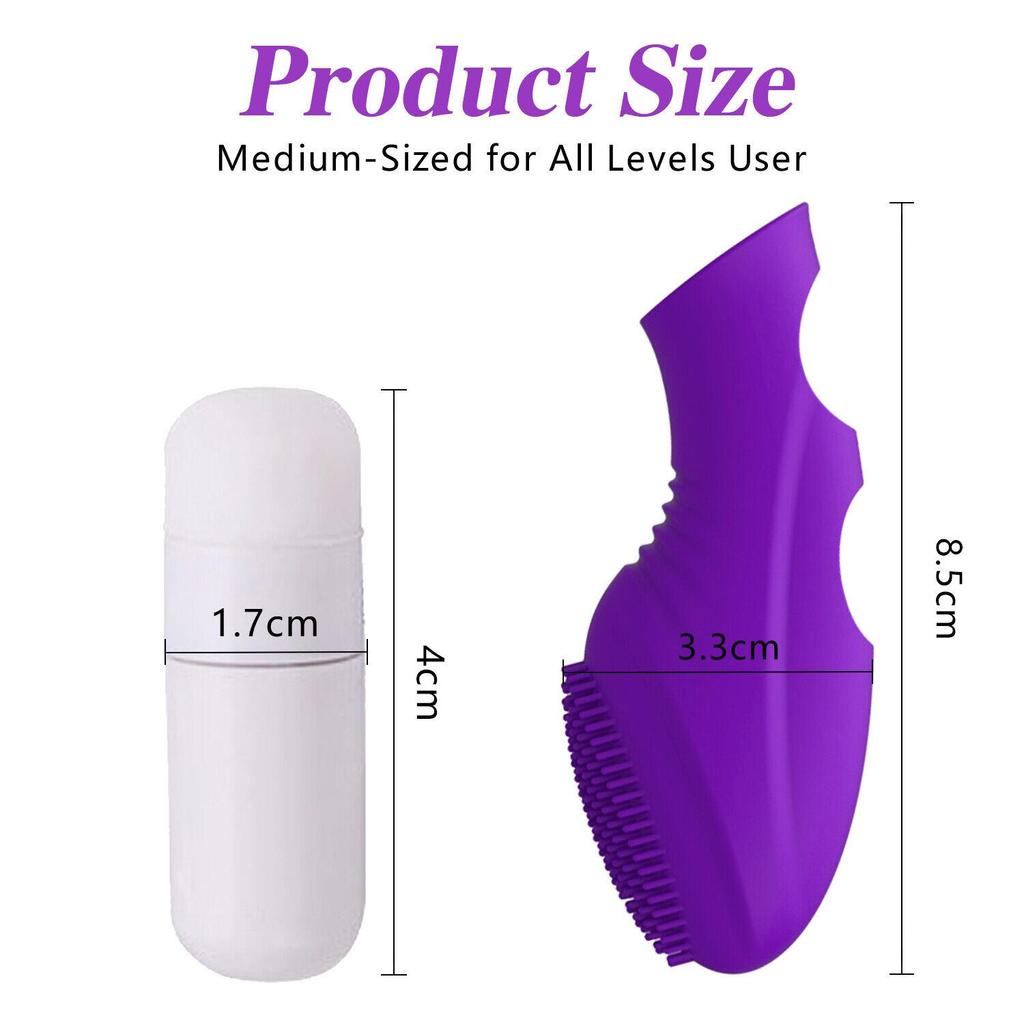 Clit Vibrator Vibrating Finger Sleeves Clitoral Massager Sex Toys for Women