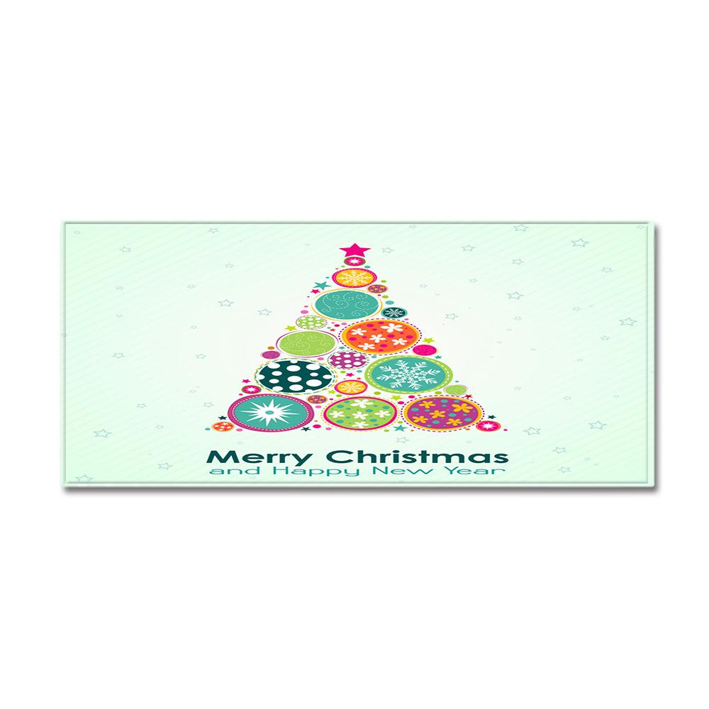 Christmas Kitchen Sand Carpet Doormat Long Floor Mat