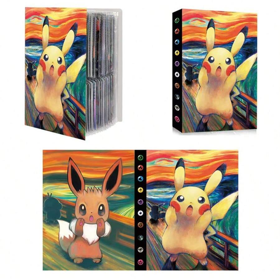 240 Card Album Book Game Card Holder Binder VMAX Game Card Collection Toys Gift (No Cards Included)