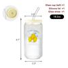 Glass Cup With Silicone Lid and Straw Transparent Bubble Tea Cup Juice Glass Beer Can Milk Mocha Cups Breakfast Mug Drinkware