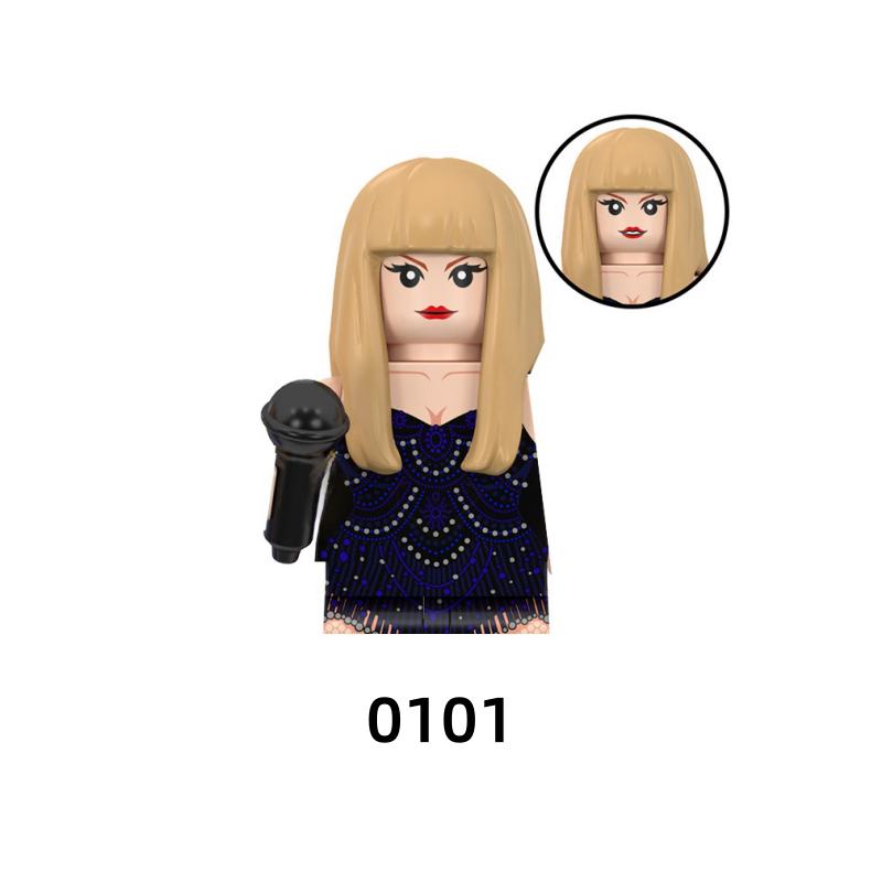 TP1026 LG1015 Swifts Beliebte Sängerinnen Bausteine Modell Mini Actionfigur Zubehör Halloween Geschenke für Kinder