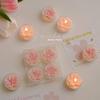 Handmade Peach Blossom Tea Candle Scented Candle Aromatherapy Soy Wax Candles Wedding Birthday Candle Party Home Decoration