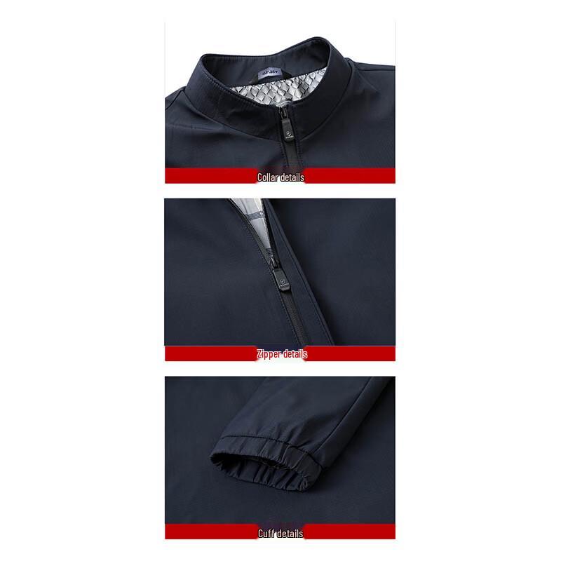 Pierre Cardin Men's Stand Collar Jacket