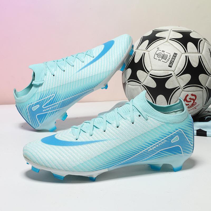 Flying Woven Football Shoes Men'S And Women'S World Cup Low-Top Youth Ag Spikes Adult Training Sports Shoes