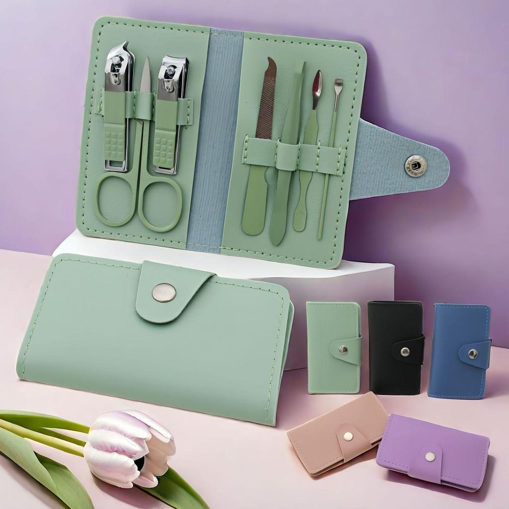7-Piece Stainless Steel Nail Clippers and Manicure Set