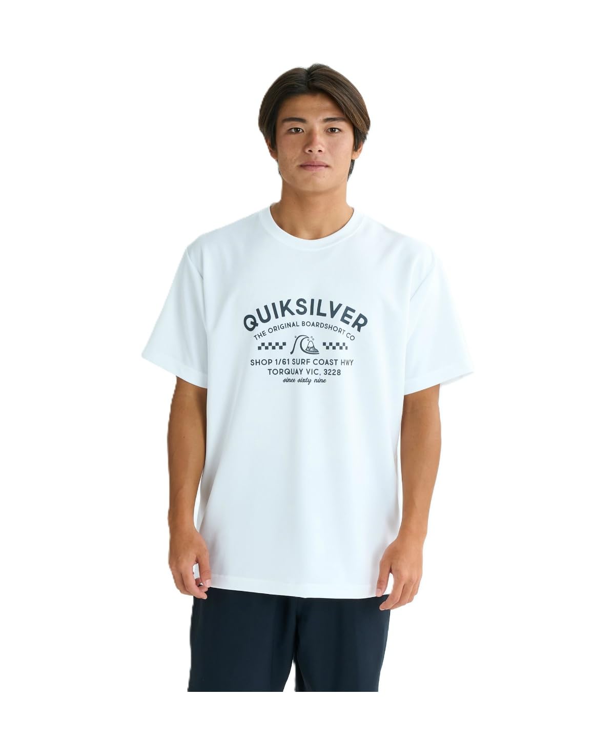 

Amphibious surf t-shirt with front graphic print and regular fit