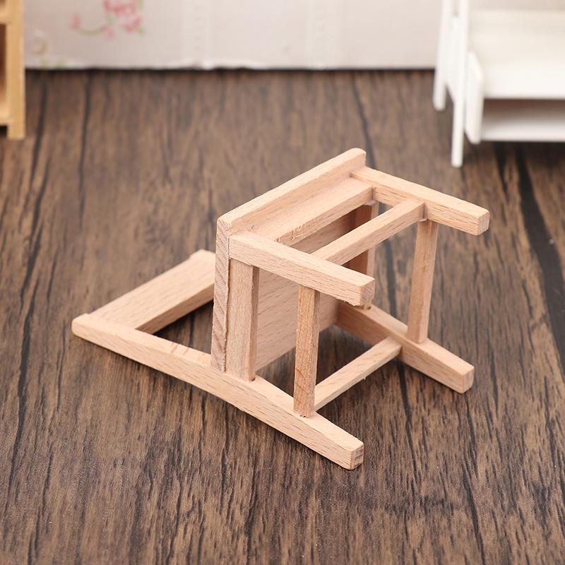 1/12 Dollhouse Miniature Chair Dollhouse Living Room Furniture Decoration Dolls House Accessories For Kid Pretend Play Toy