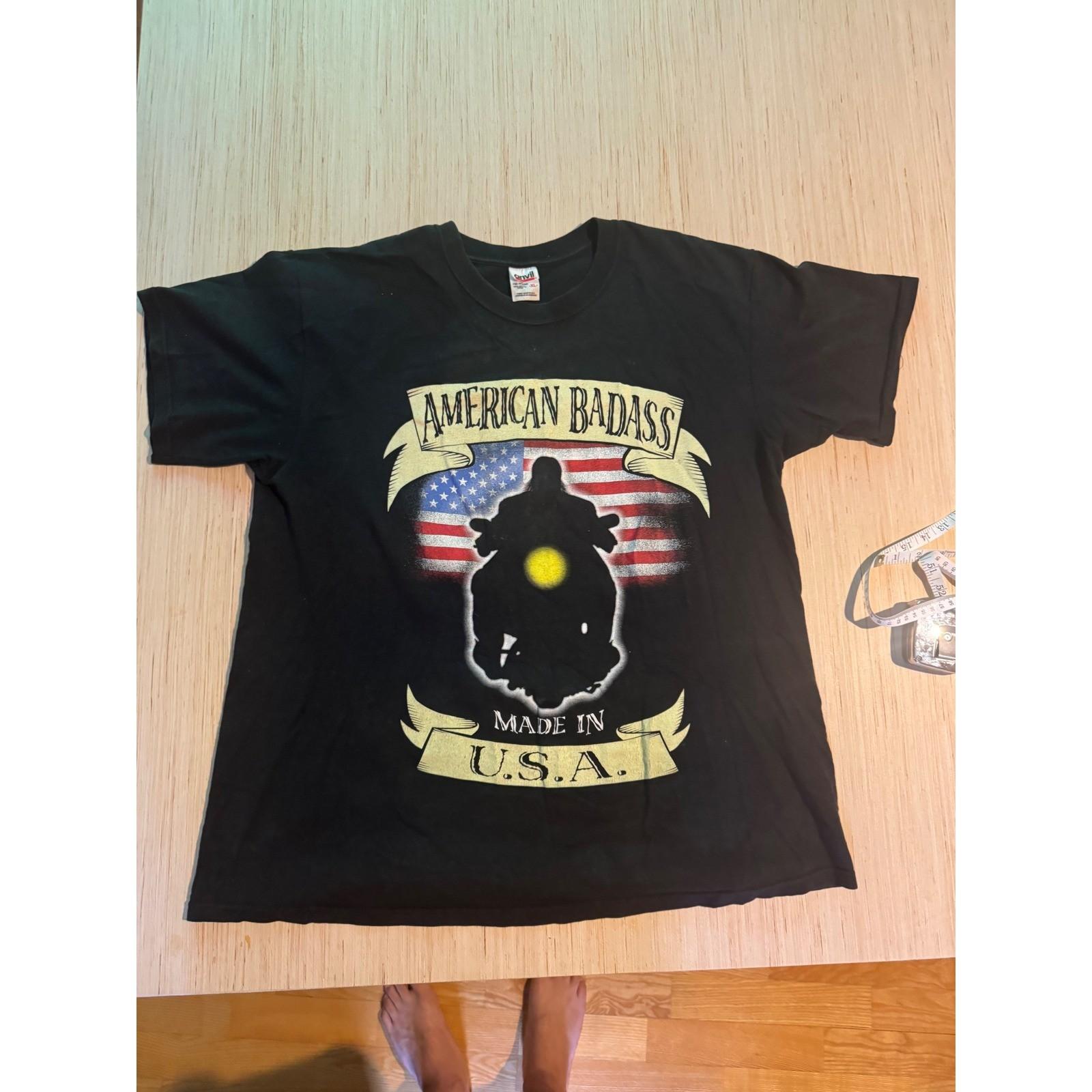 Vintage 2000 WWF The Undertaker American Badass T-Shirt XL Black WWE 29 Unisex T-Shirt S