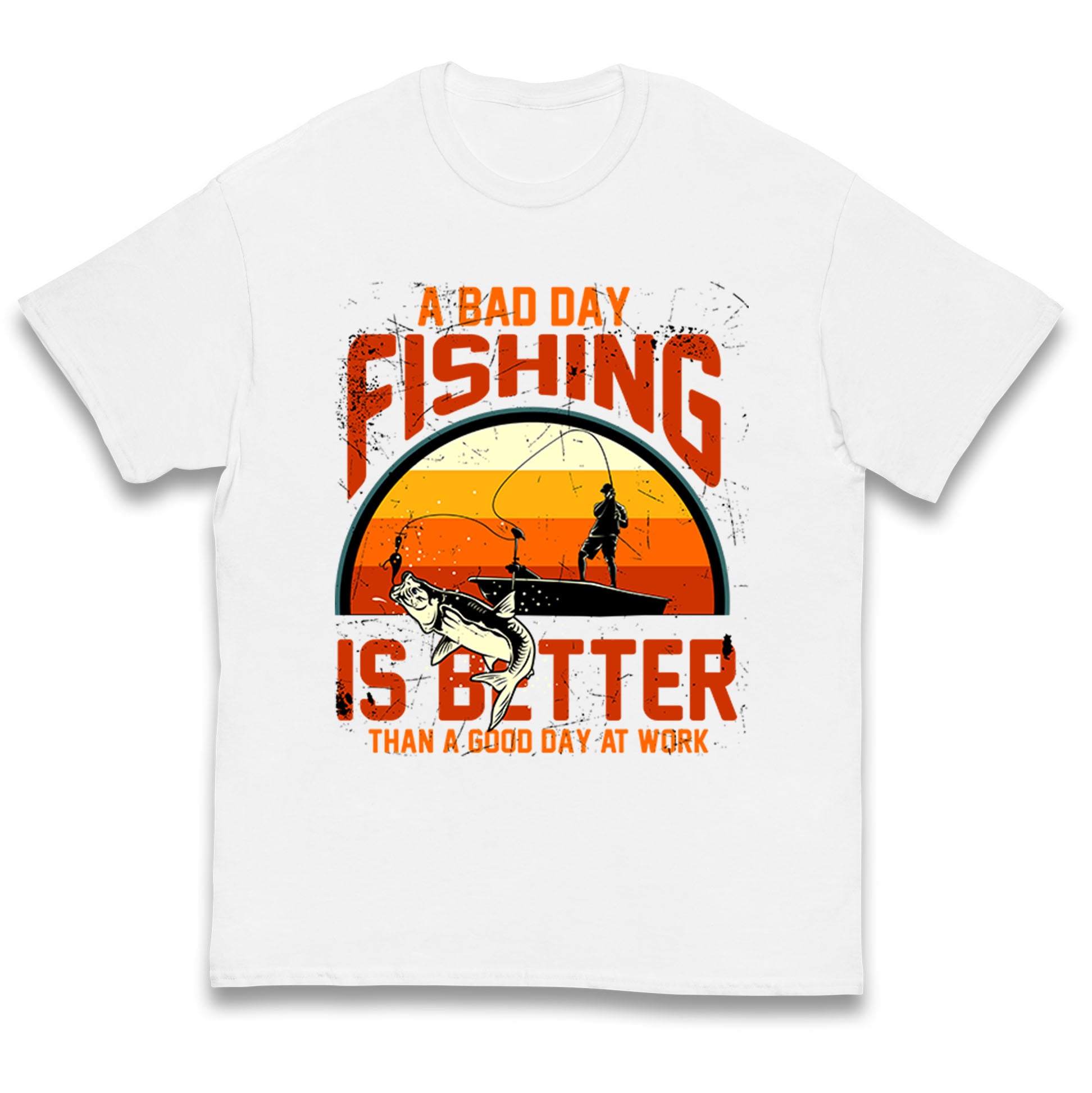 A Bad Day Fishing Is Better Than a Good Day at Work Kids T Shirt 150