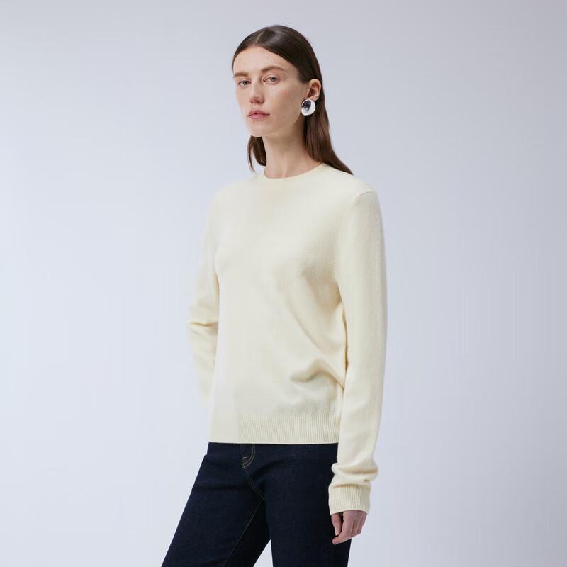 

JNBY 24 Весенний вязаный свитер из смесовой шерсти с круглым вырезом M