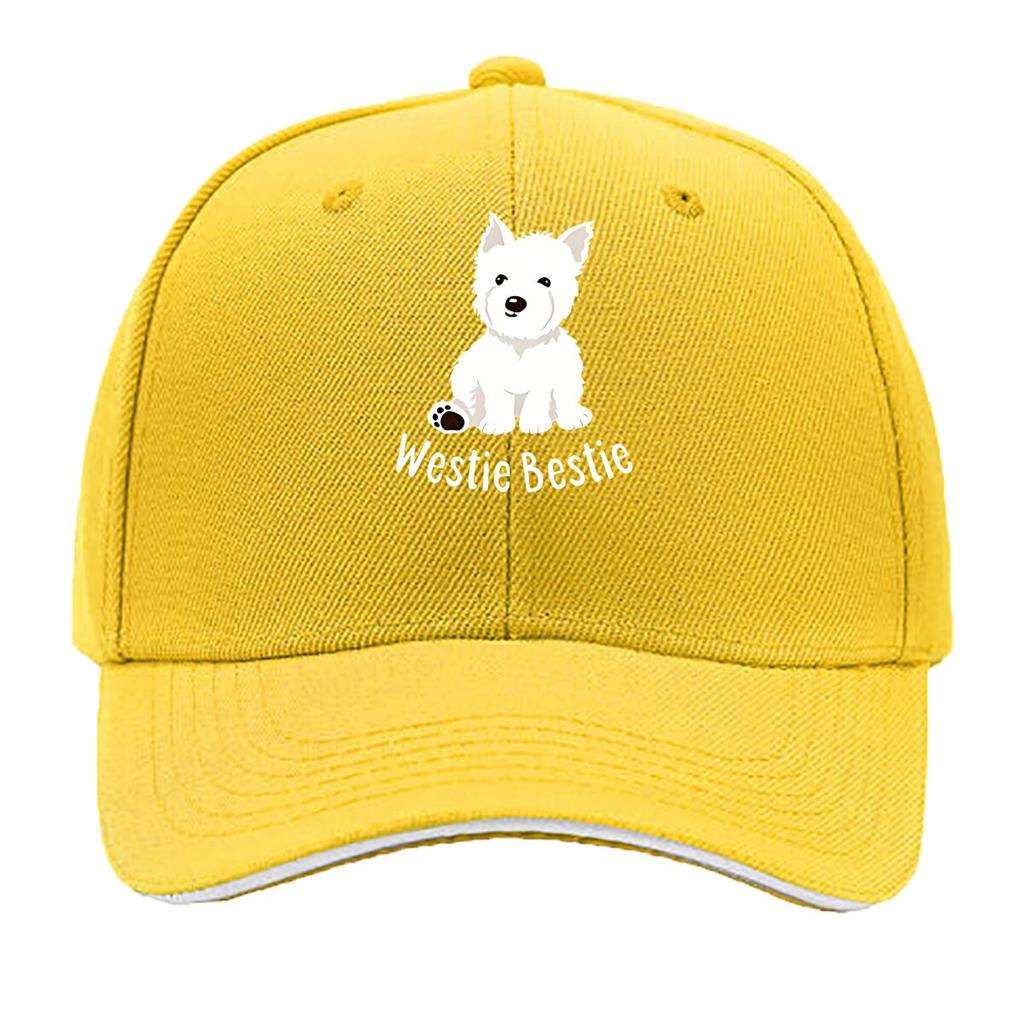 Casual Sports Baseball Cap for Unisex with a Fun Letter Dog Print Adjustable And Suitable for Outdoor Sandwich Baseball Cap